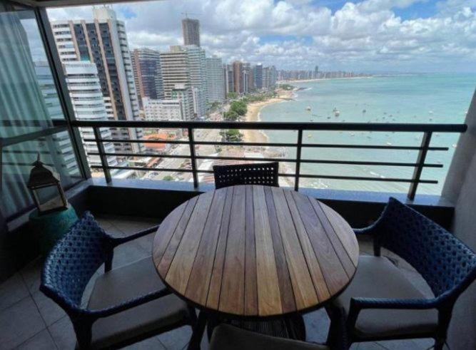 Апартаменты Flat Iate Plaza Na Beira Mar Com Vista Mar Форталеза Экстерьер фото