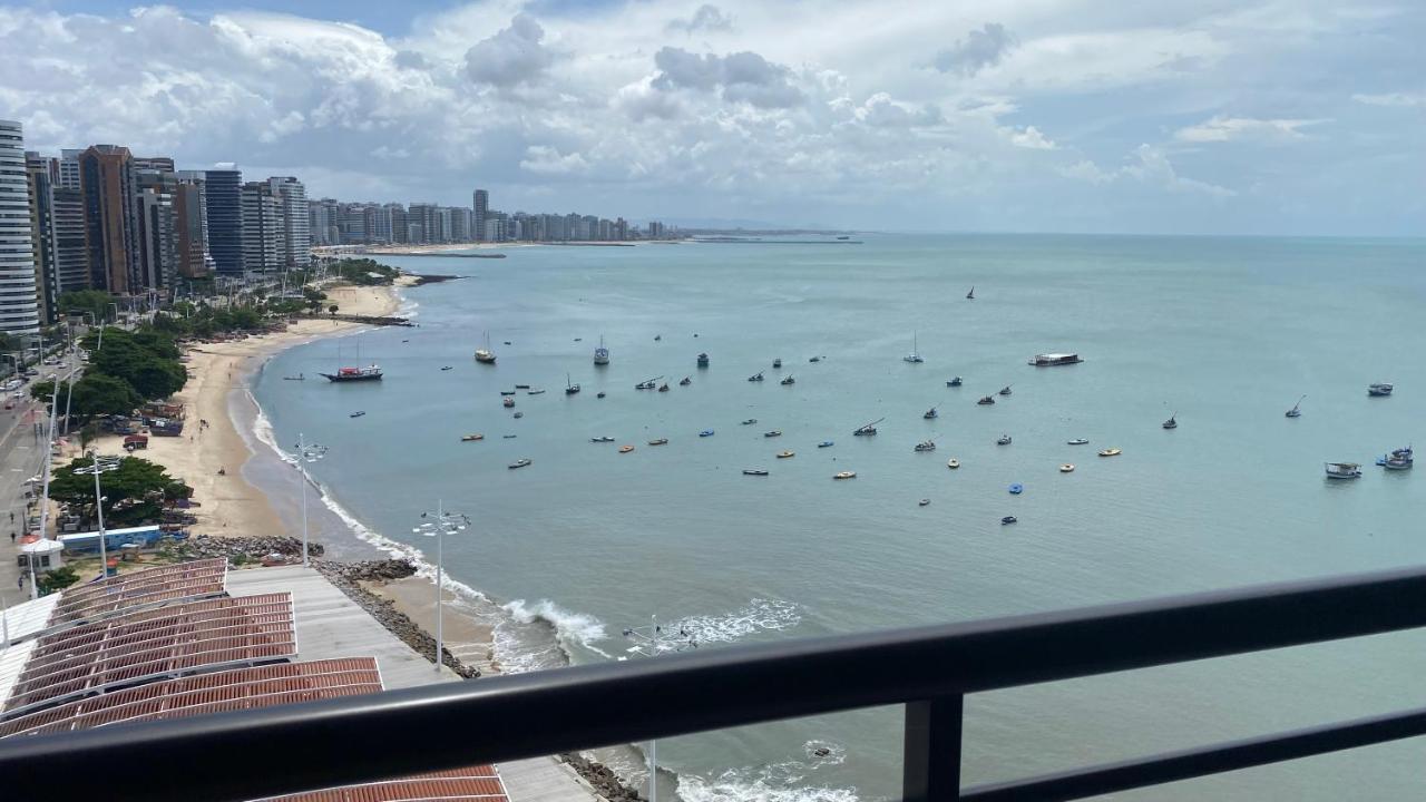 Апартаменты Flat Iate Plaza Na Beira Mar Com Vista Mar Форталеза Экстерьер фото