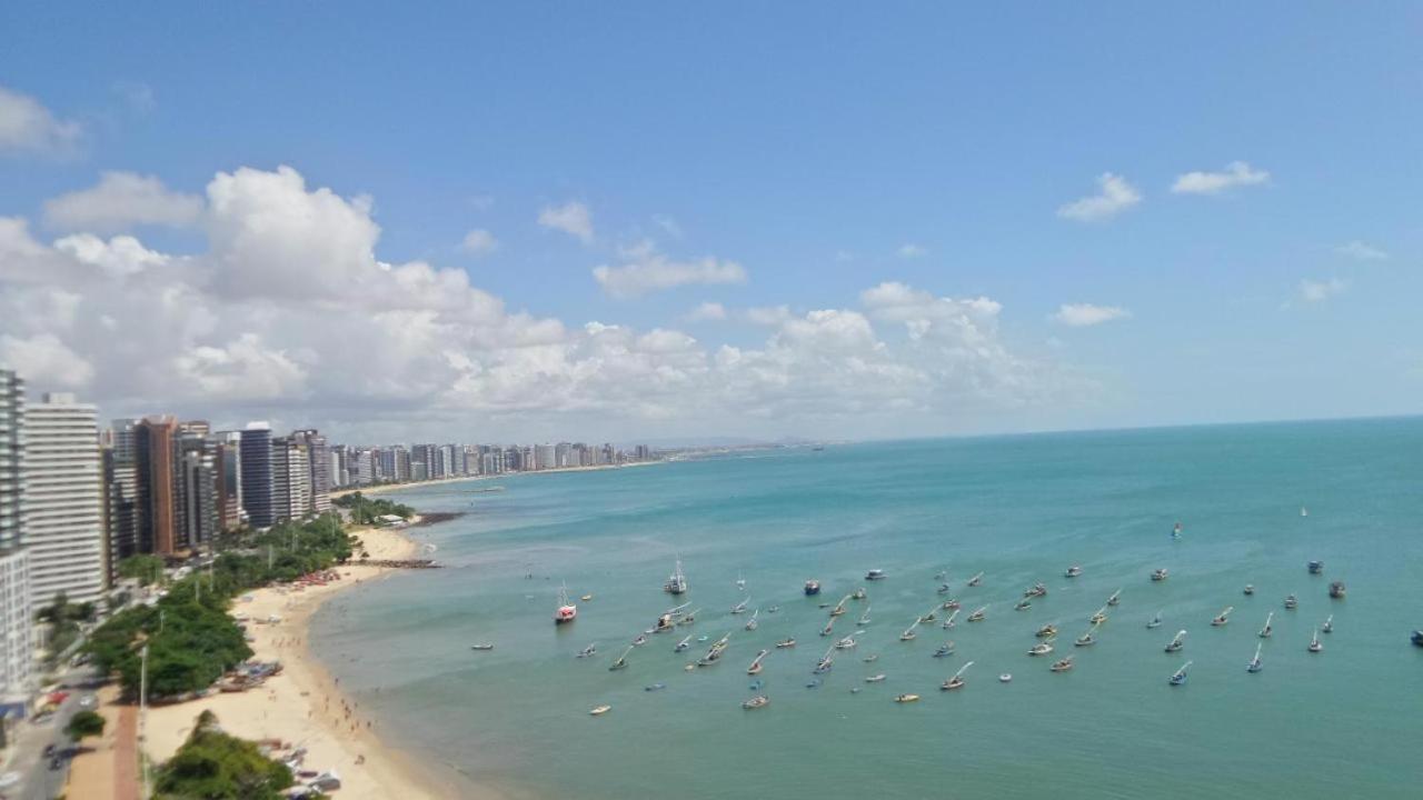 Апартаменты Flat Iate Plaza Na Beira Mar Com Vista Mar Форталеза Экстерьер фото