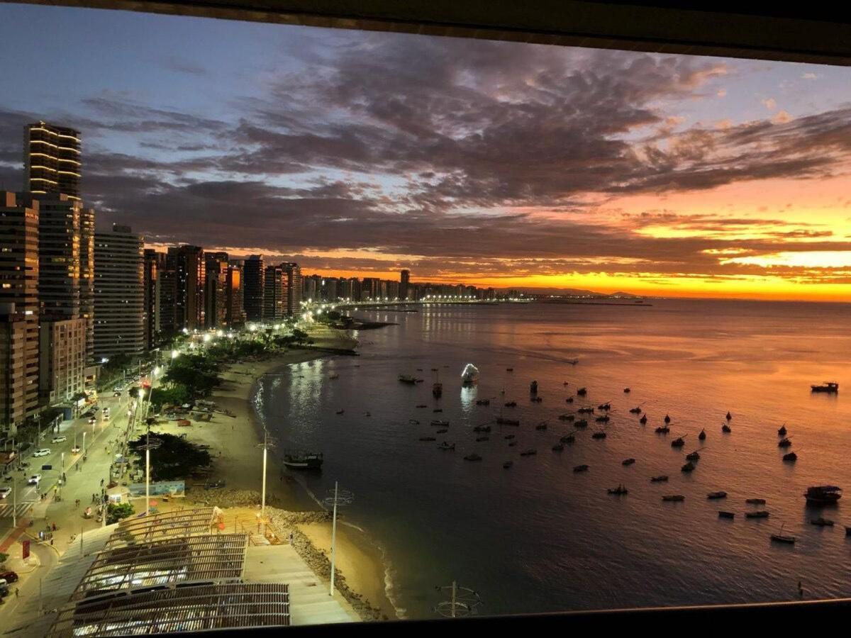 Апартаменты Flat Iate Plaza Na Beira Mar Com Vista Mar Форталеза Экстерьер фото